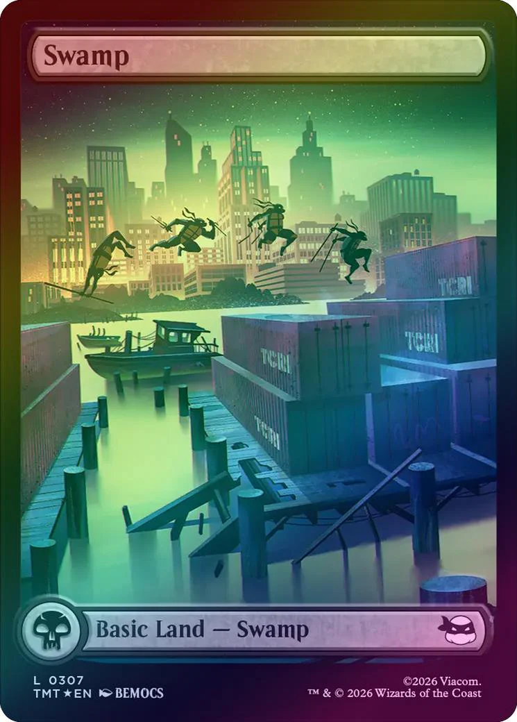 Swamp (307) (Surge Foil) (TMT)