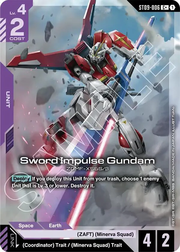 Sword Impulse Gundam (C+) (Alternate Art) - ST09-006 - Common+
