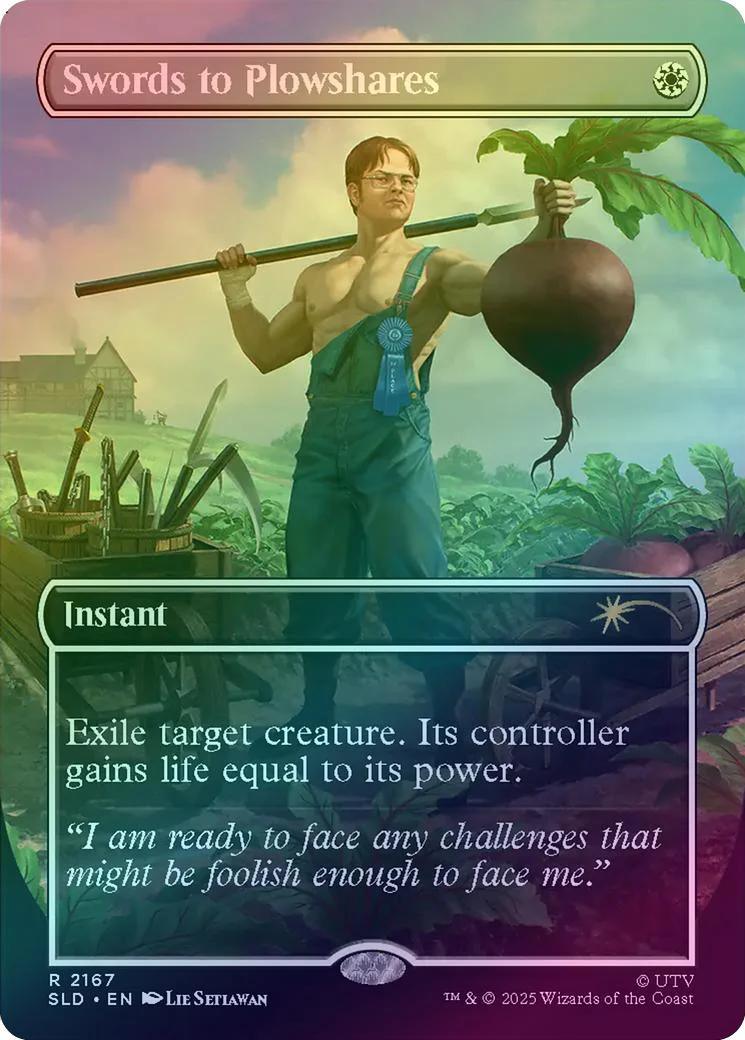 Swords to Plowshares - The Office: Dwight's Destiny (Foil) (SLD)
