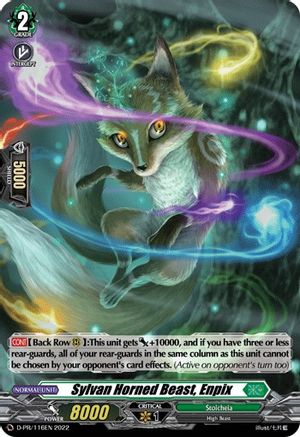 Sylvan Horned Beast, Enpix (116) (Foil) - D-PR/116EN - Promo