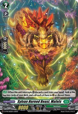 Sylvan Horned Beast, Mafels (Foil) - D-PR/083EN - Promo