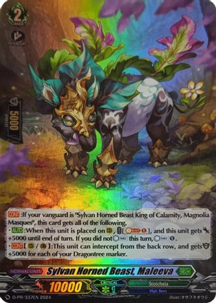 Sylvan Horned Beast, Maleeva (Foil) - D-PR/337EN - Promo