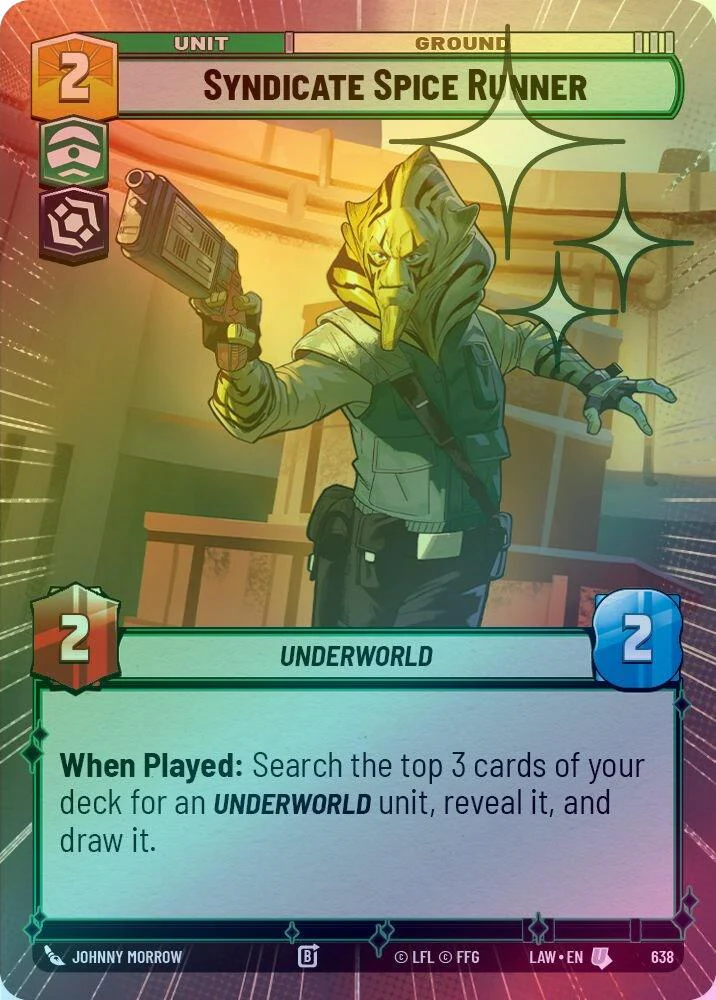 Syndicate Spice Runner (Hyperspace Foil) - 638 - Uncommon (Foil)
