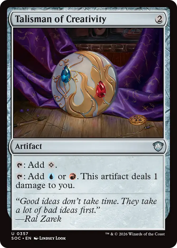 Talisman of Creativity (SOC)