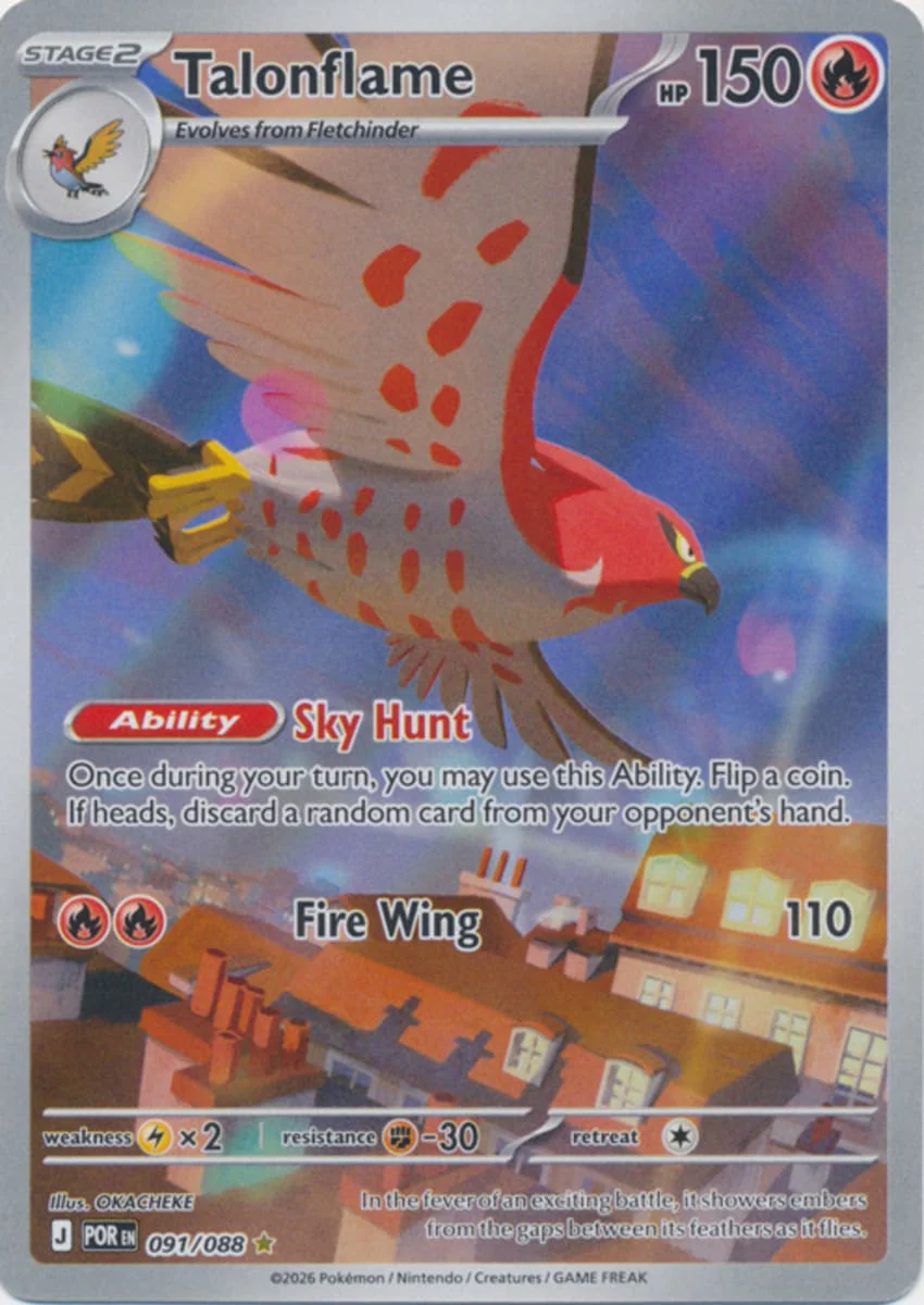 Talonflame - 091/088 - Illustration Rare