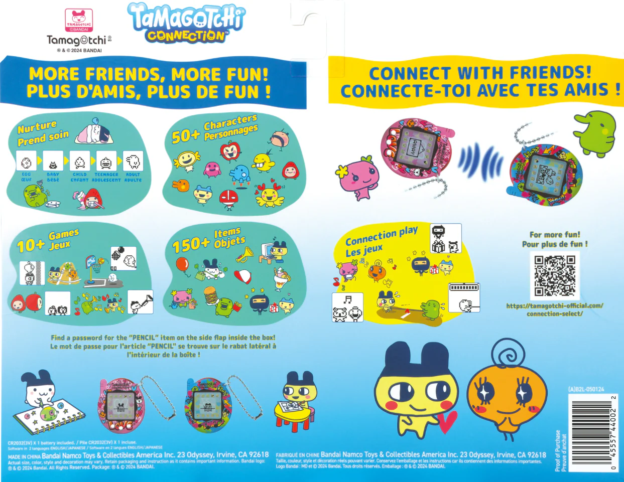 Tamagotchi Connection: True Friends 2PC Set Heart Aura/Star Aura - Image 3