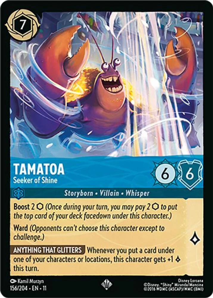 Tamatoa (Seeker of Shine) - 156/204 - Super Rare