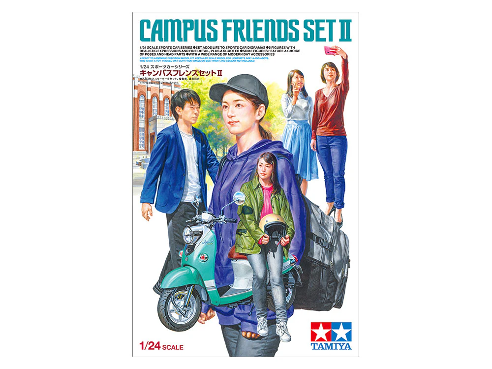Tamiya - Campus Friends Set II  1/24 [24356]