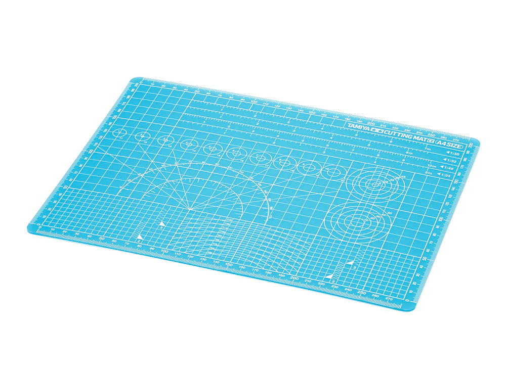 Tamiya - Cutting Mat (A4 Size Blue) [74149]