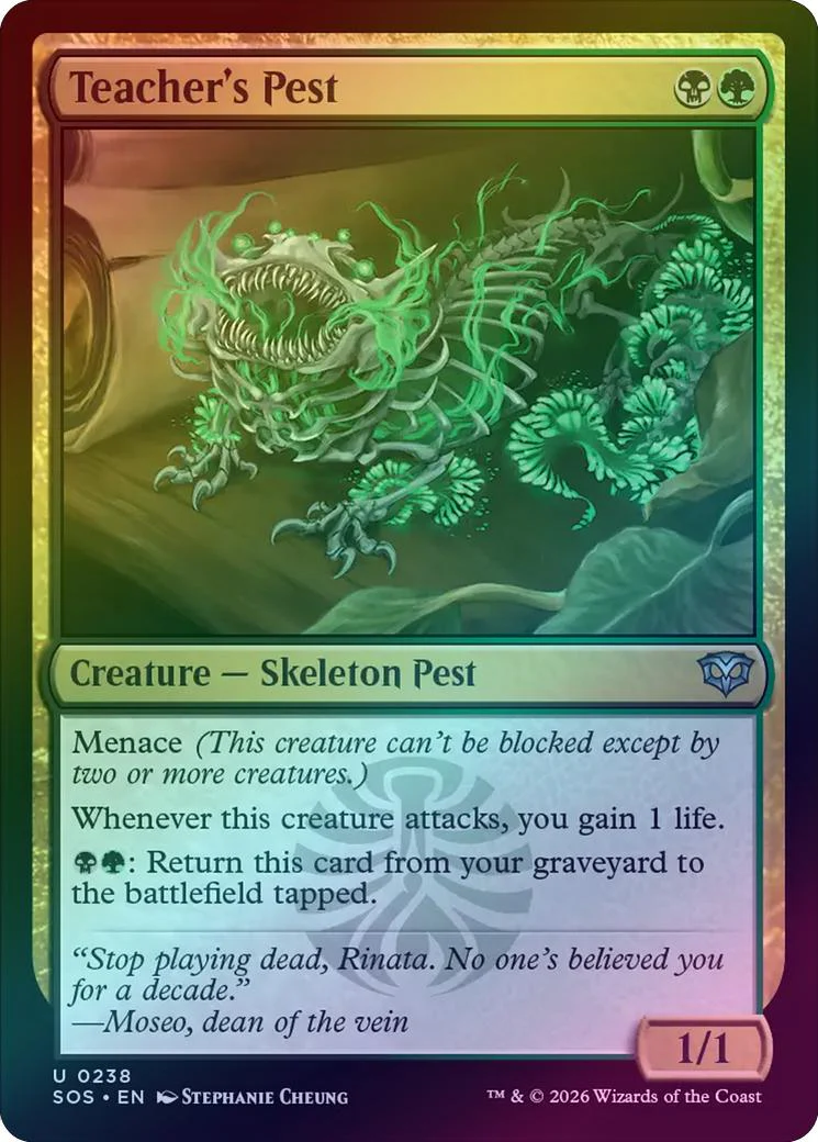 Teacher's Pest (Foil) (SOS)