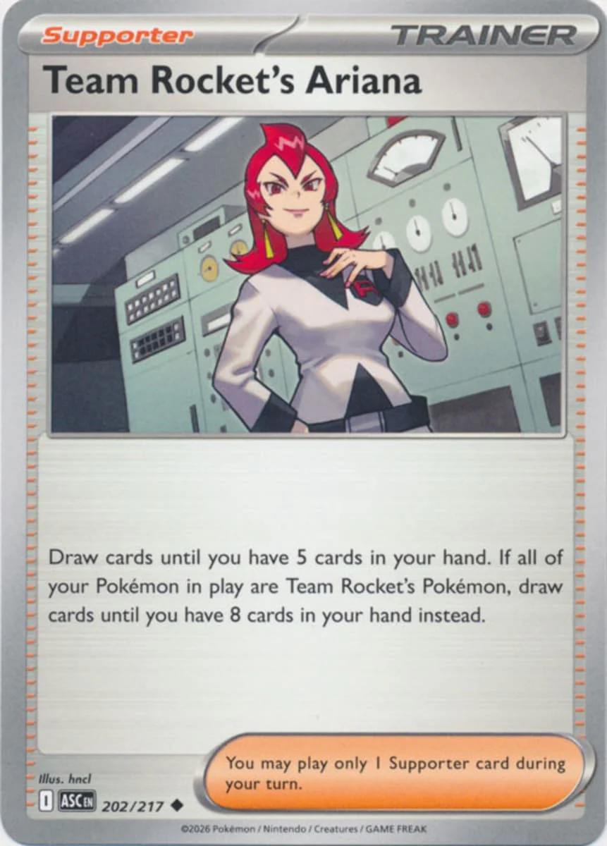 Team Rocket's Ariana - 202/217 - Uncommon