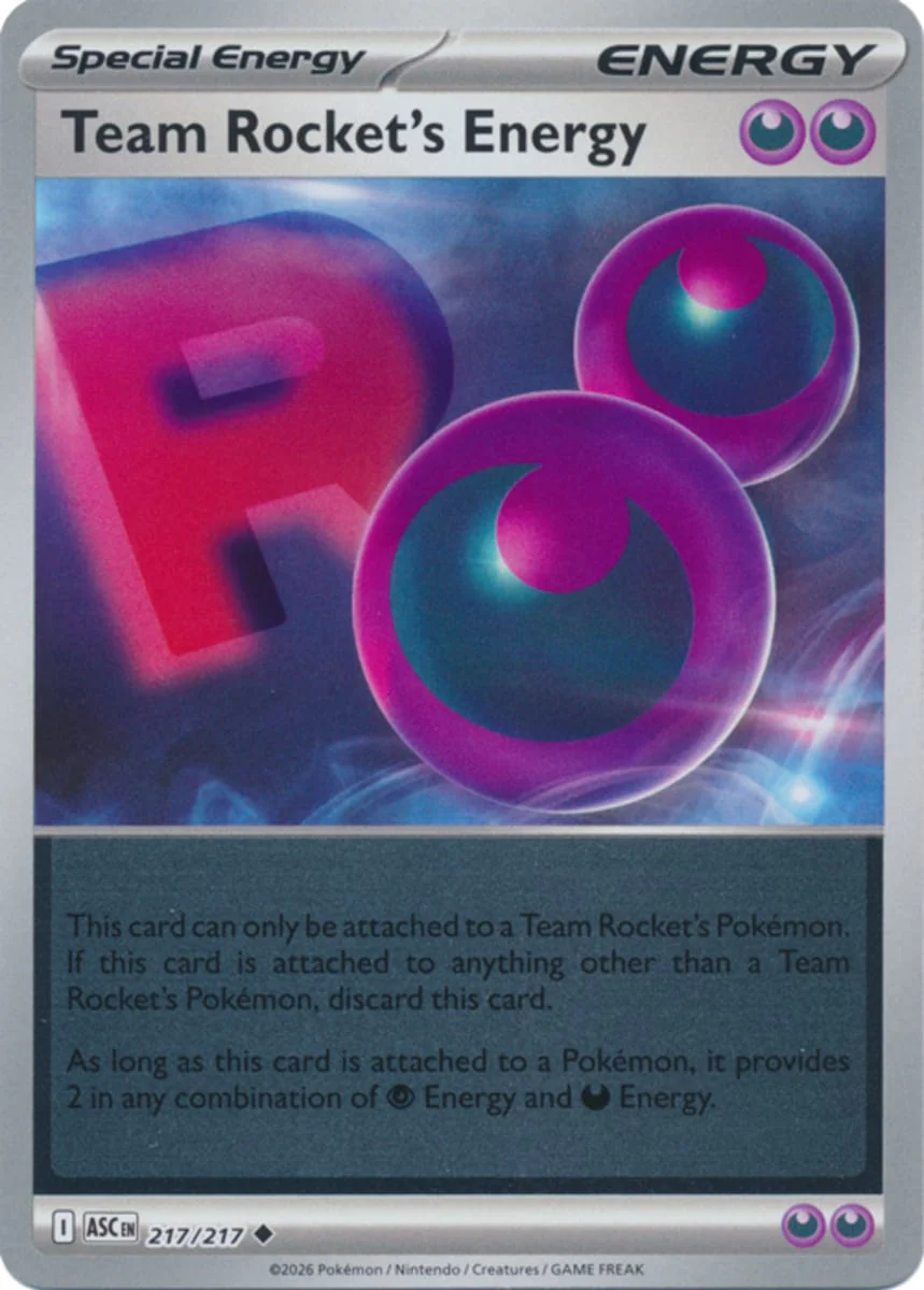 Team Rocket's Energy - 217/217 - Uncommon - Reverse Holo