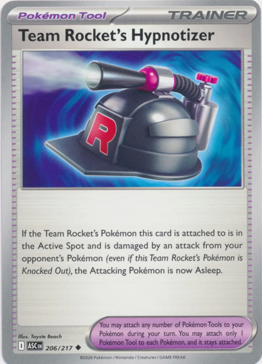 Team Rocket's Hypnotizer - 206/217 - Uncommon