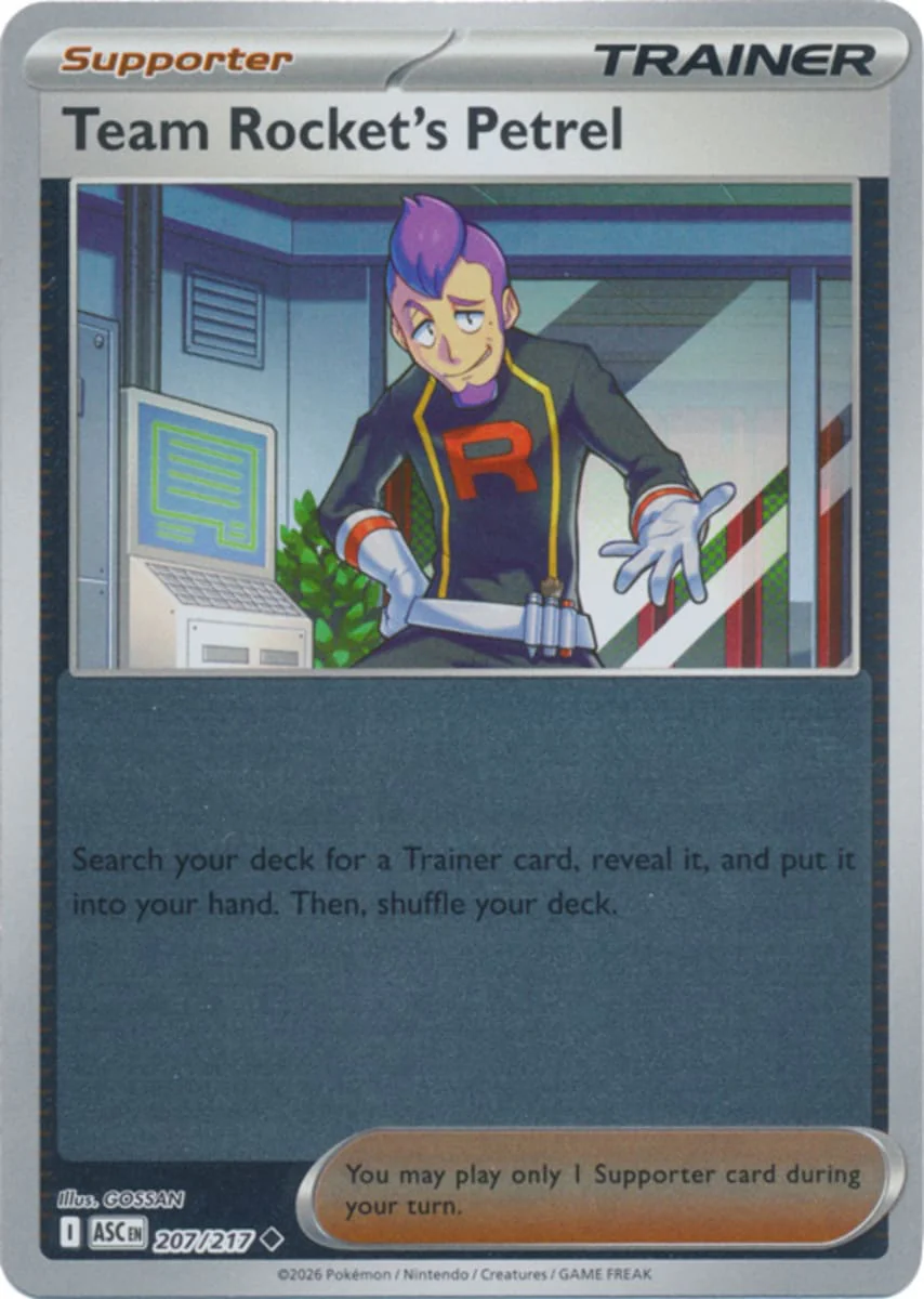 Team Rocket's Petrel - 207/217 - Uncommon - Reverse Holo