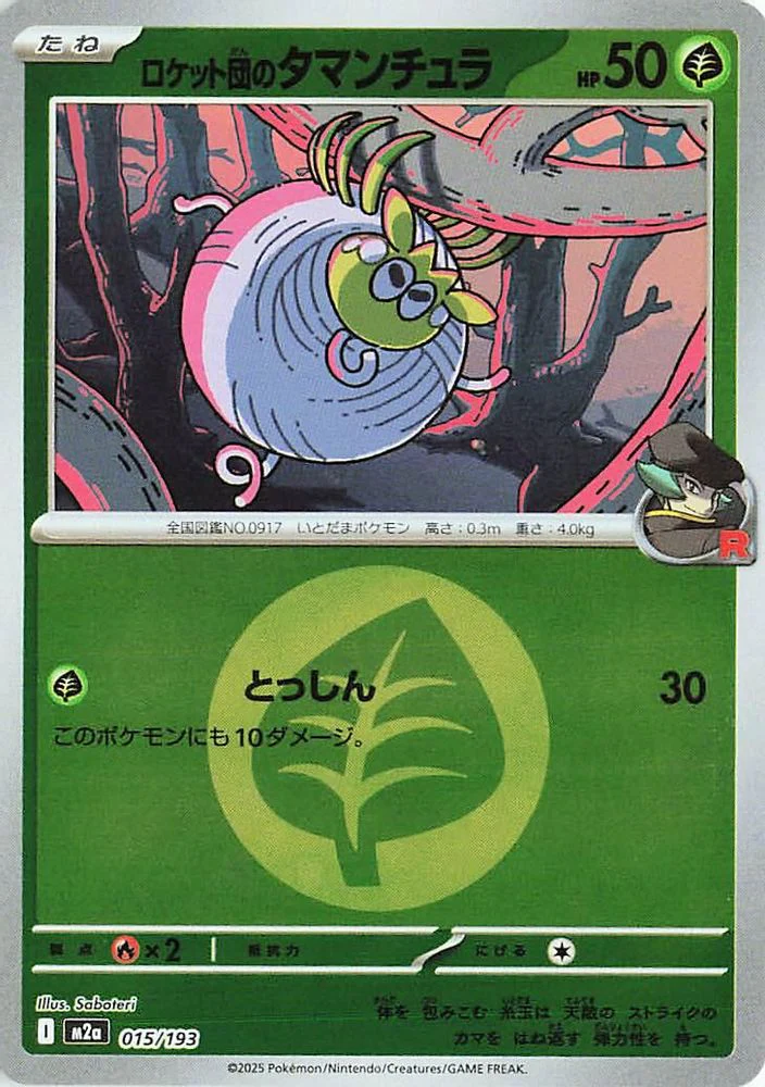 Team Rocket's Tarountula (Energy Symbol Pattern) (Japanese) - 015/193 - None