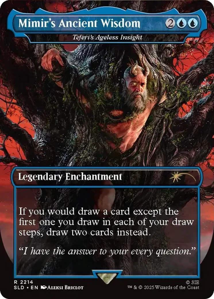 Mimir's Ancient Wisdom // Teferi's Ageless Insight - God Of War: Norse (SLD)