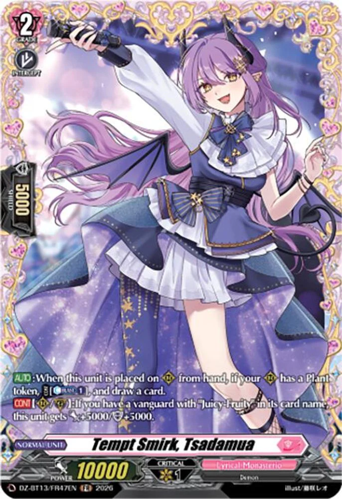 Tempt Smirk, Tsadamua (FR) - DZ-BT13/FR47EN - Frame Rare