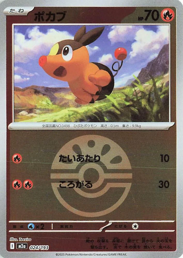 Tepig (Friend Ball Pattern) (Japanese) - 024/193 - None