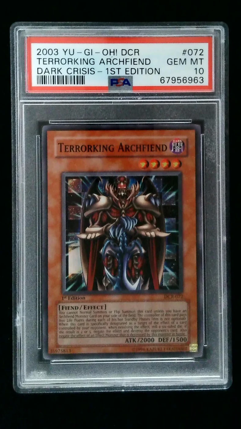 Terrorking Archfiend - DCR-072 - Super Rare - 1st Edition (PSA 10)