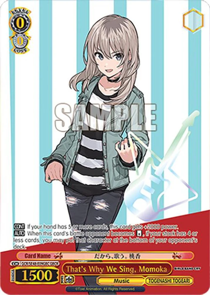 That's Why We Sing, Momoka (GBCR) - GCR/SE48-E09GBCGBCR - Girls Band Cry Rare