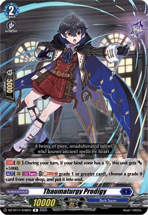 Thaumaturgy Prodigy - DZ-BT11/048EN - Rare