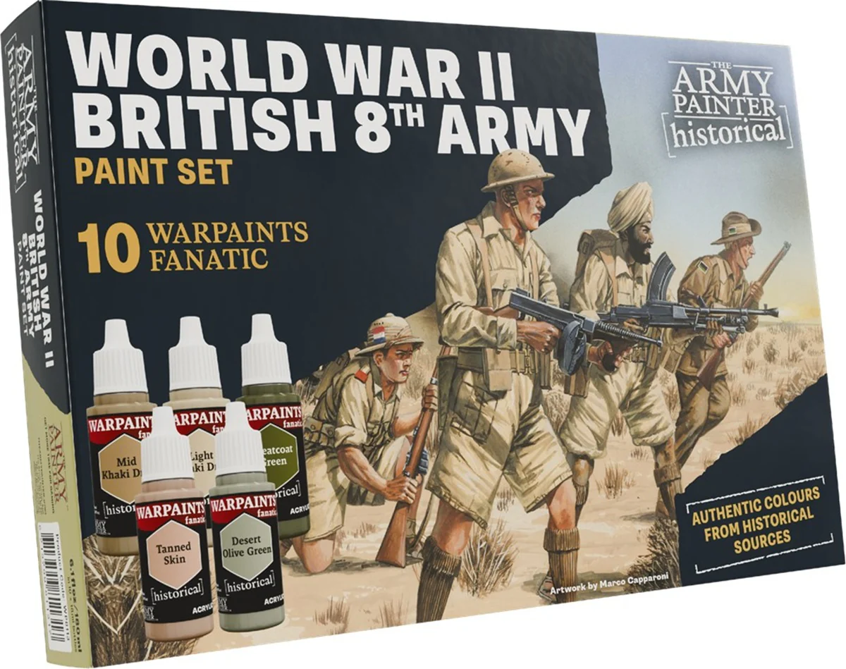 The Army Painter - Historical - World War II: British 8th Army Paint Set [WP8113]
