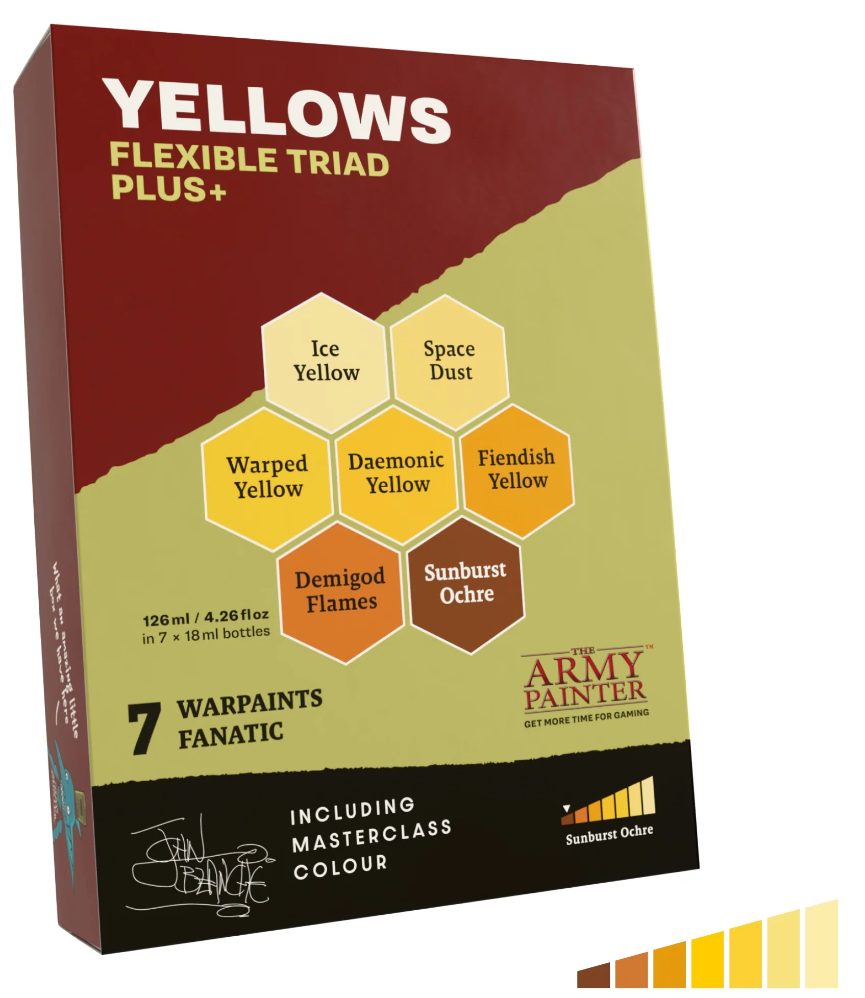 The Army Painter - Warpaints Fanatic - Flexible Triad Plus: Yellows [WP8090]