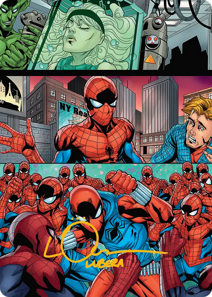 The Clone Saga - Art Series (Gold-Stamped Signature) (ASPM)