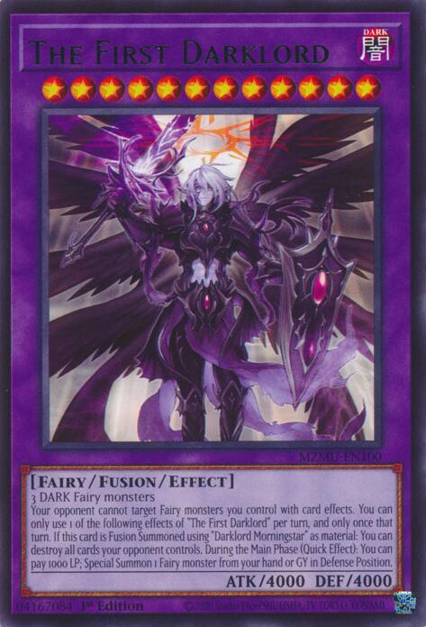 The First Darklord - MZMU-EN100 - Rare - 1st Edition