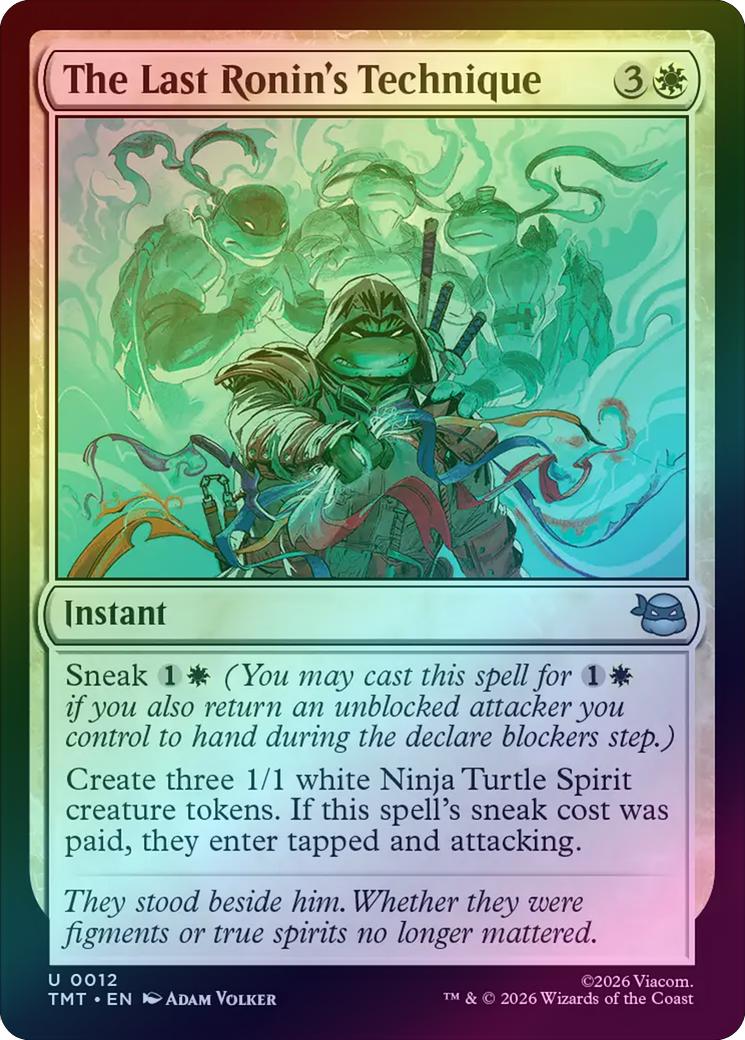 The Last Ronin's Technique (Foil) (TMT)