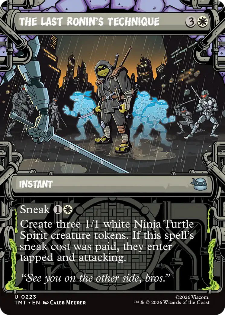 The Last Ronin's Technique - Sewer Frame (TMT)