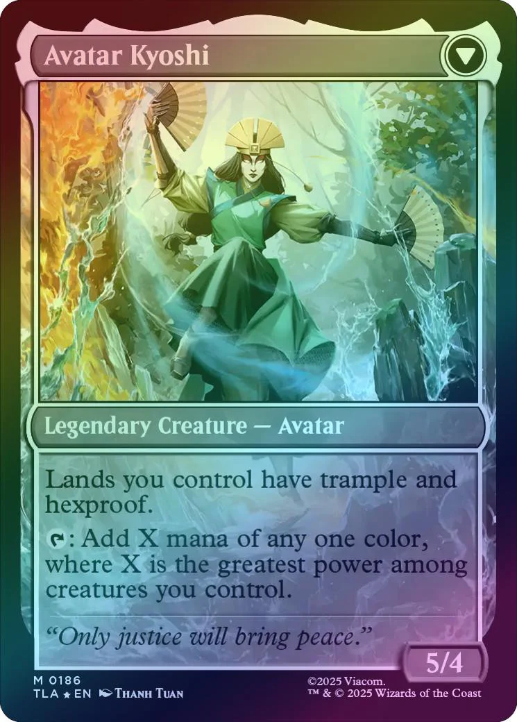 The Legend of Kyoshi // Avatar Kyoshi - Prerelease Promo (Foil) (PTLA) - Image 2