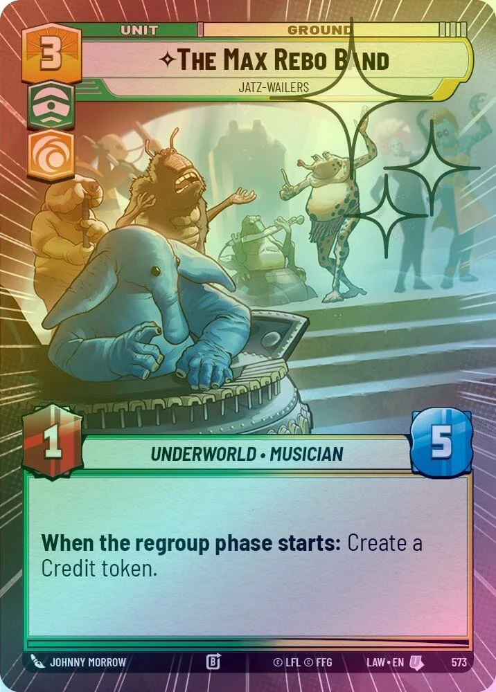 The Max Rebo Band - Jatz-Wailers (Hyperspace Foil) - 573 - Uncommon (Foil)