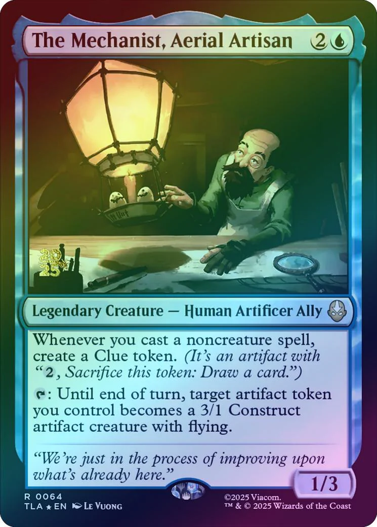 The Mechanist, Aerial Artisan - Prerelease Promo (Foil) (PTLA)