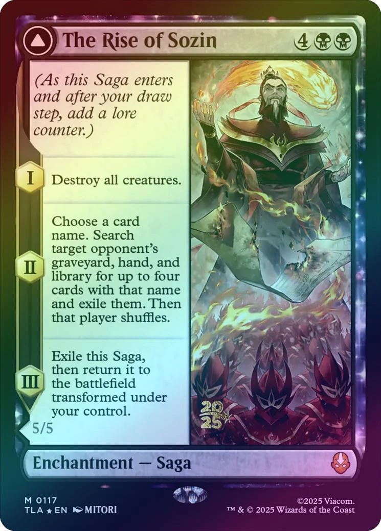 The Rise of Sozin // Fire Lord Sozin - Prerelease Promo (Foil) (PTLA)