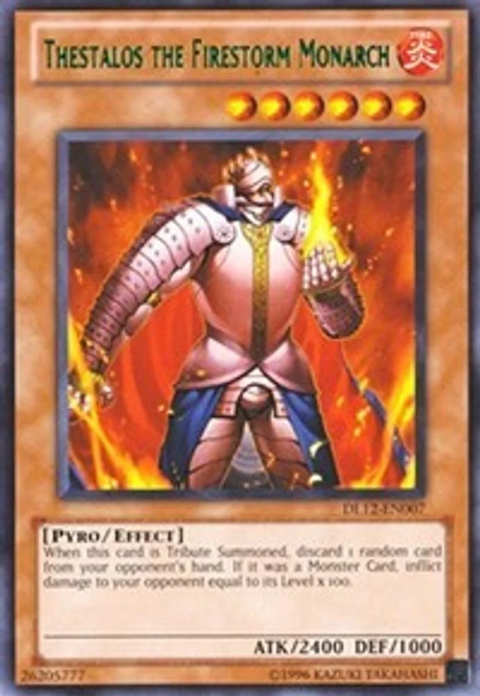Thestalos the Firestorm Monarch (Green) - DL12-EN007 - Rare