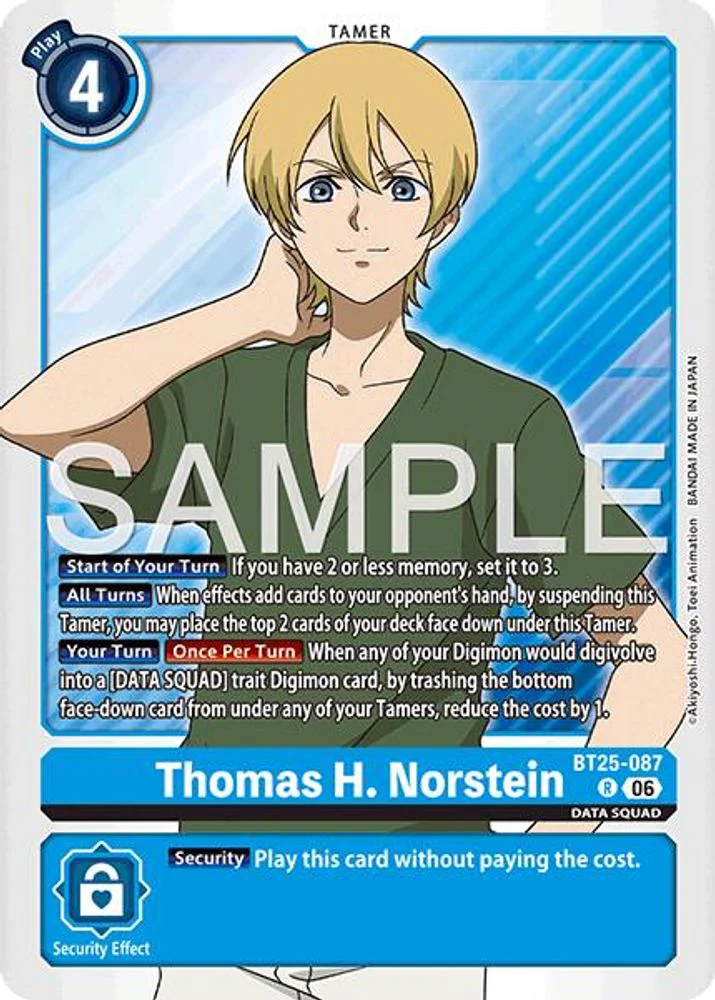 Thomas H. Norstein - BT25-087 - Rare
