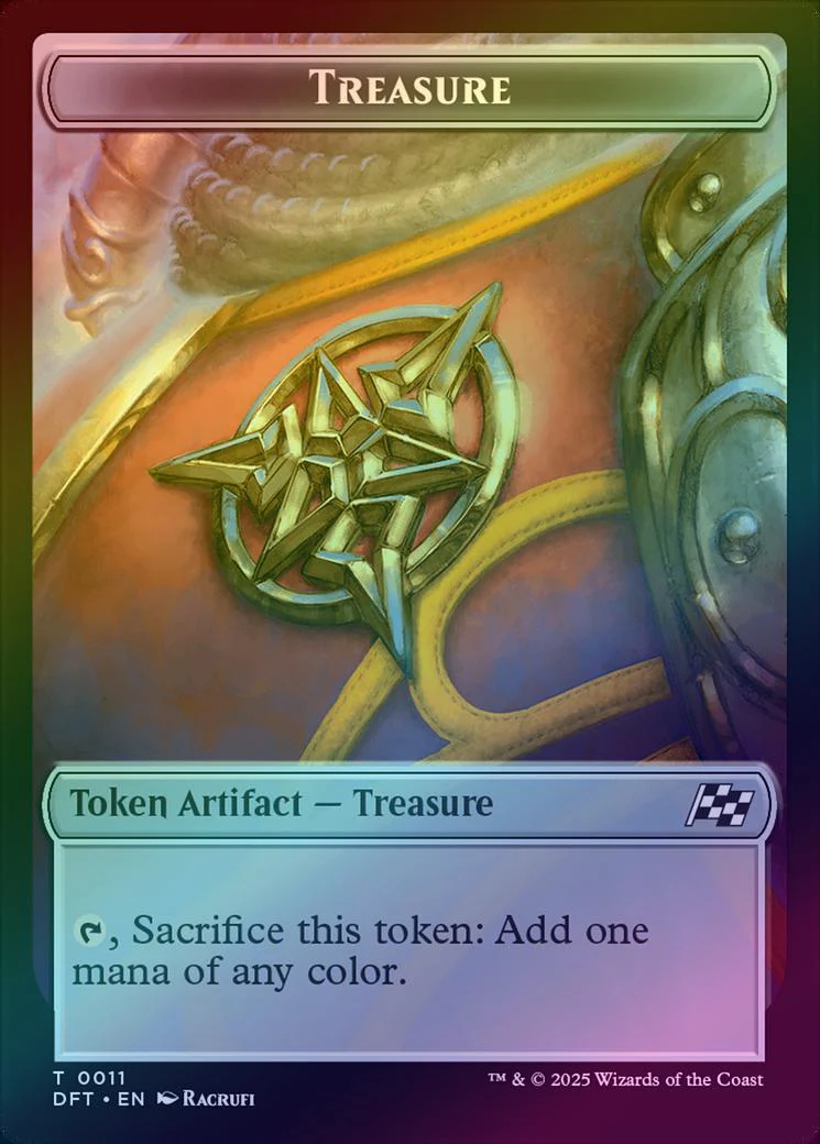 Thopter (009) // Treasure Token (Foil) (TDFT) - Image 2