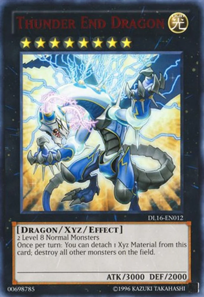 Thunder End Dragon (Red) - DL16-EN012 - Rare