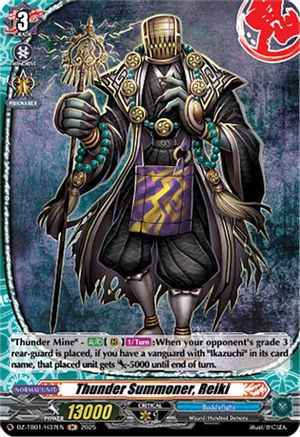 Thunder Summoner, Reiki (H) - DZ-TB01/H37EN - Holo Rare
