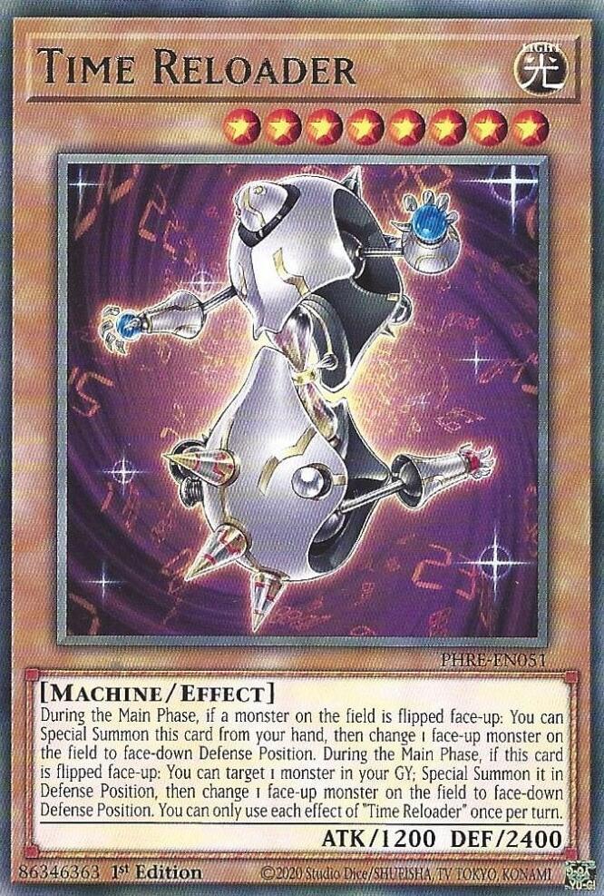 Time Reloader - PHRE-EN051 - Rare - 1st Edition