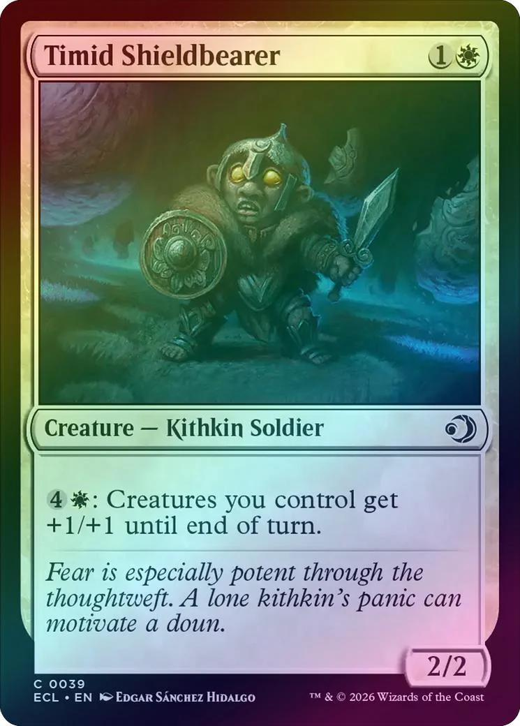 Timid Shieldbearer (Foil) (ECL)