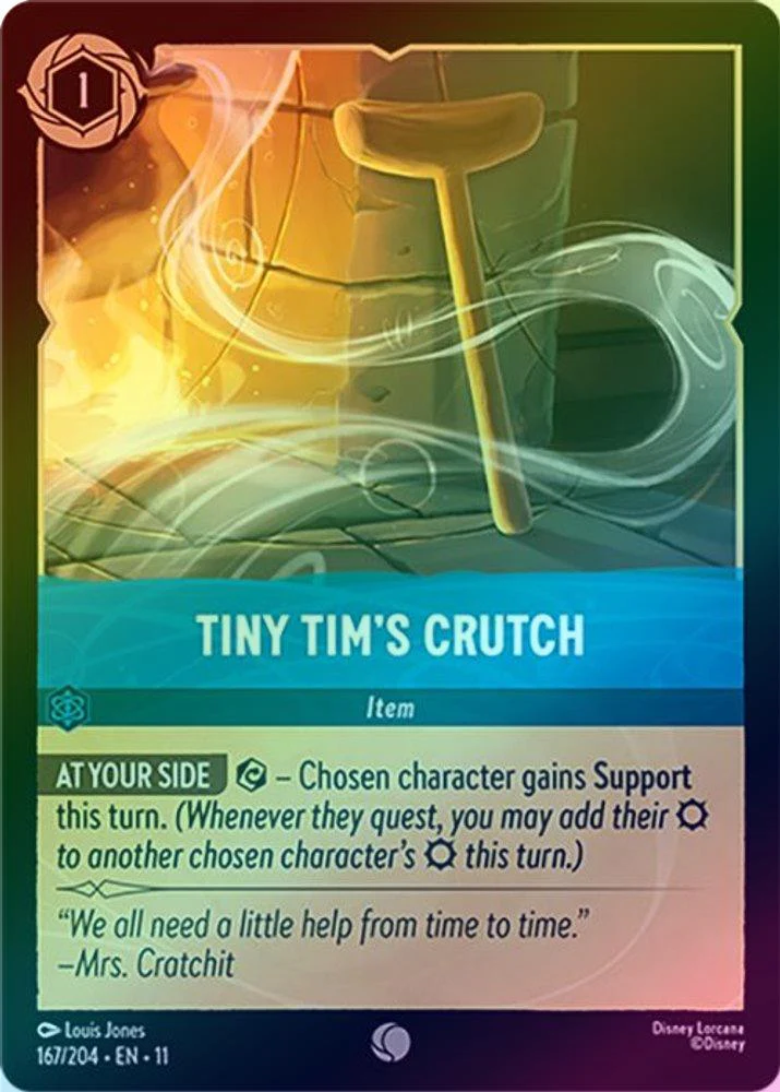 Tiny Tim's Crutch - 167/204 - Common (Foil)