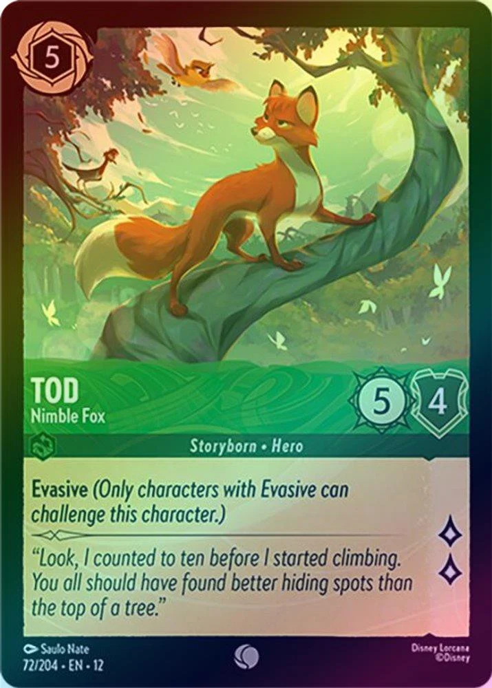Tod (Nimble Fox) - 72/204 - Common (Foil)
