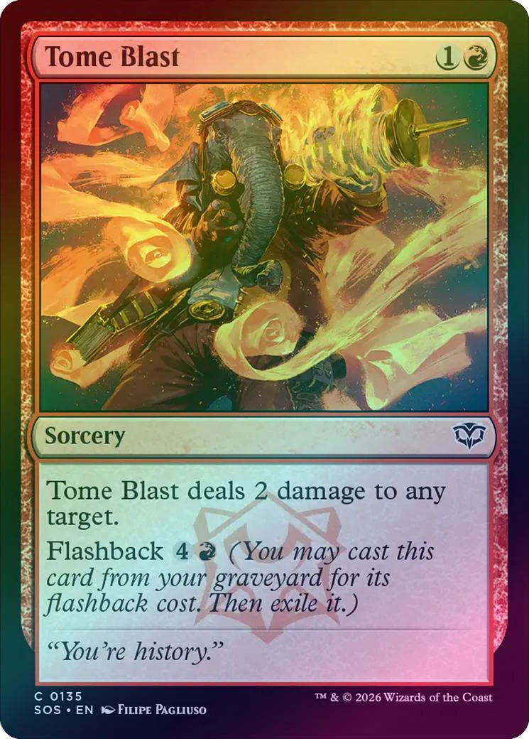 Tome Blast (Foil) (SOS)