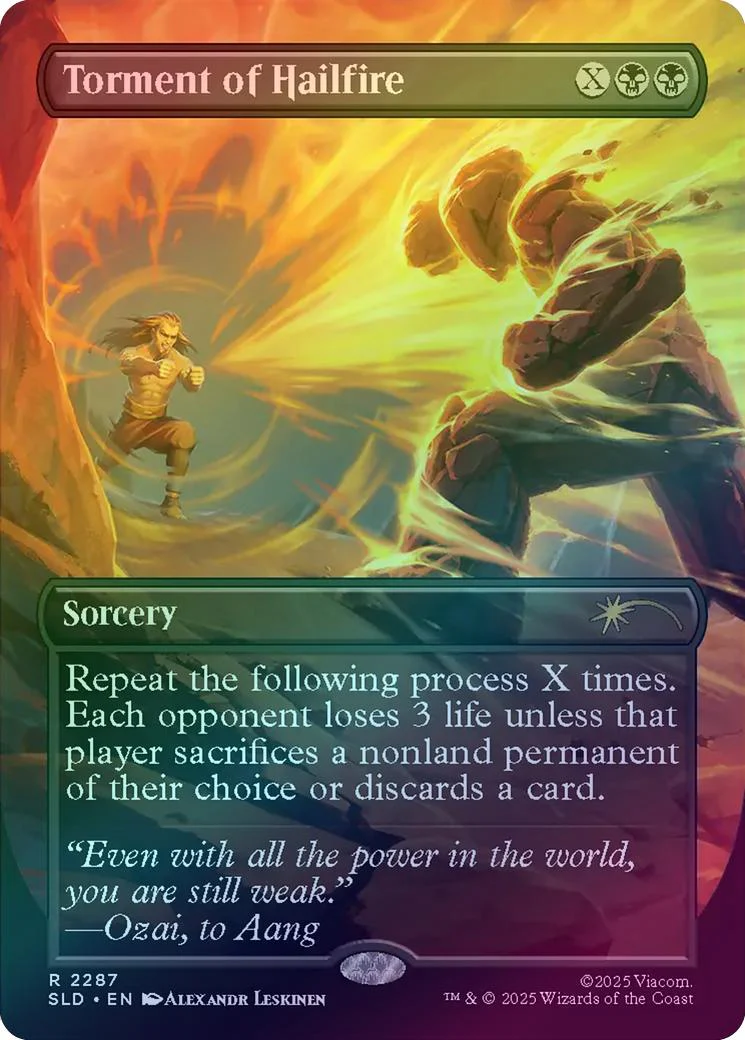 Torment of Hailfire - ATLA: Everything Changed (Rainbow Foil) (SLD)