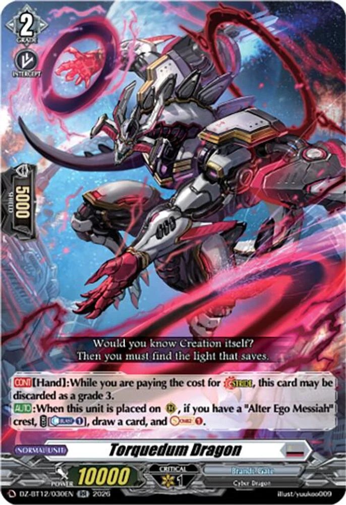 Torquedum Dragon - DZ-BT12/030EN - Double Rare