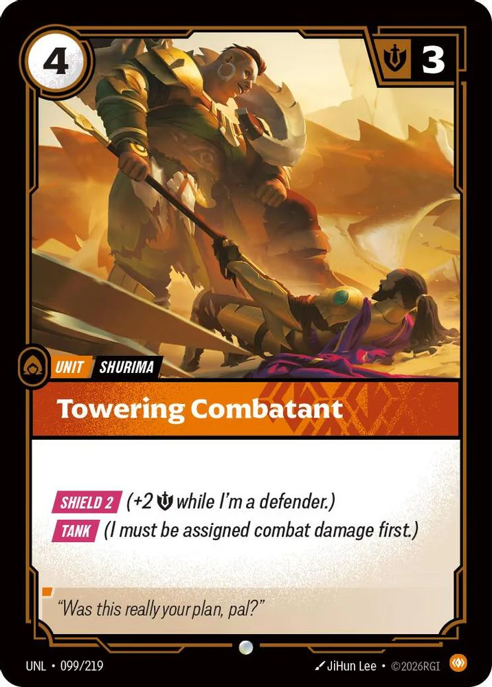 Towering Combatant - 099/219 - Common