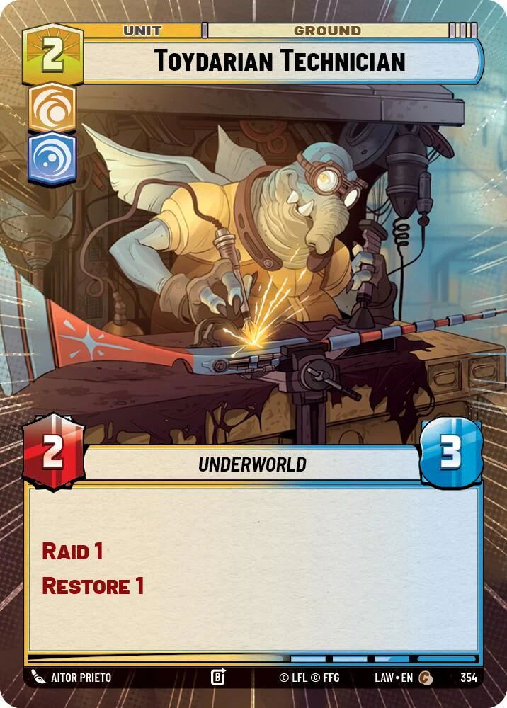 Toydarian Technician (Hyperspace) - 354 - Common