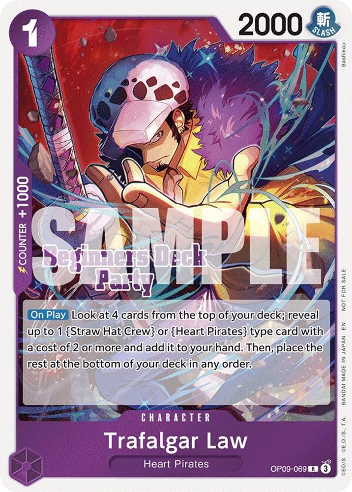 Trafalgar Law (Beginners Deck Party [ST-23] - [ST-28] Participation Pack) - OP09-069 - Rare